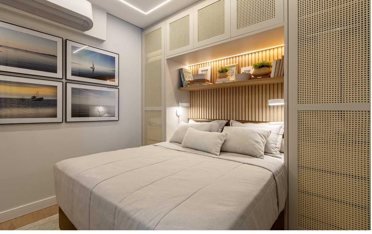 Apartamento decorado IZZI — quarto
